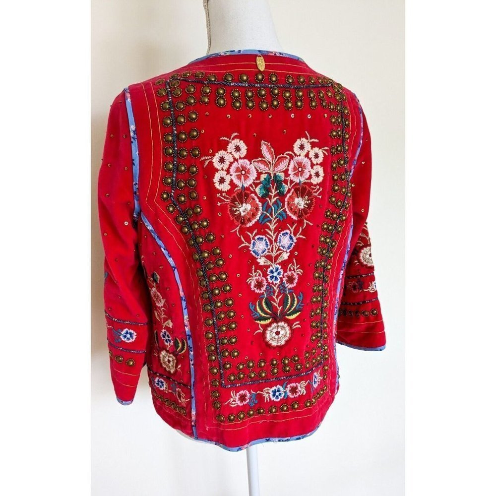 BNWT Ruby Yaya Red Velvet Senorita Jacket Size XS Suit 6-8 - Picture 6 of 10